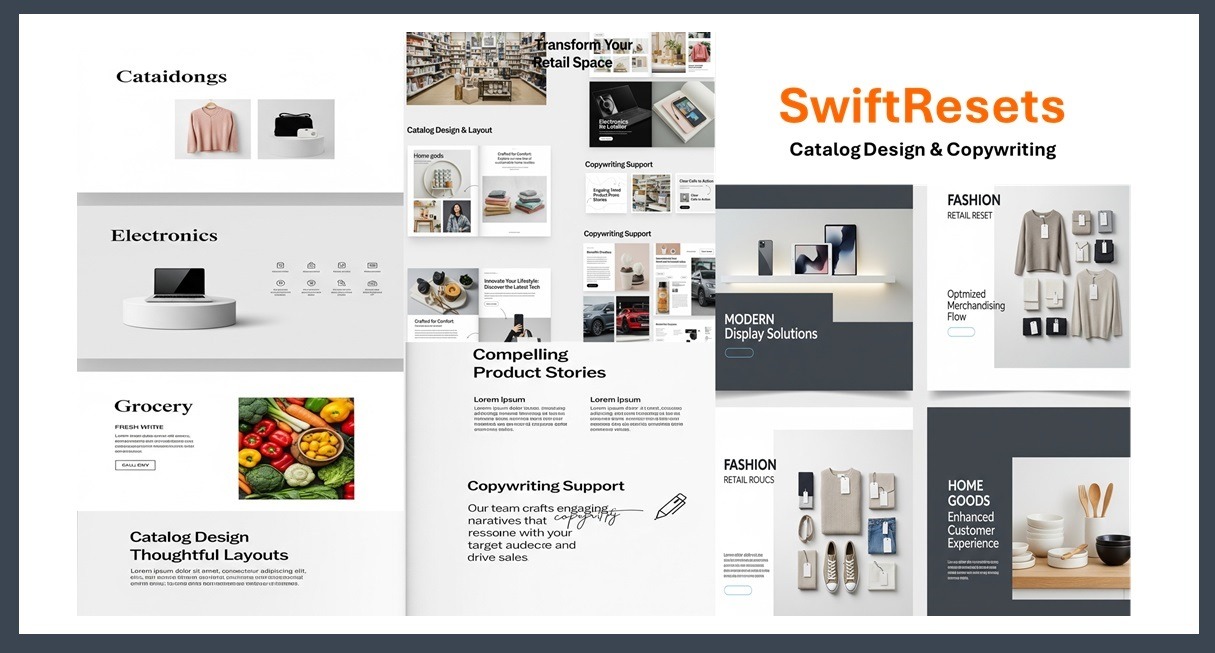 Creative Home Page Catalog Design & Copywriting image