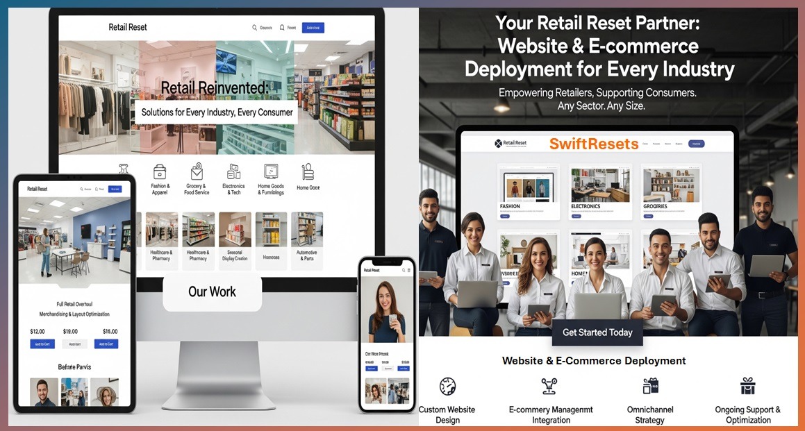 Creative Home Page website & E-commerce deployment Image